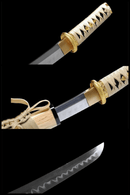 Hand Made High Quality T10 Steel Tanto Clay Tempered Real Hamon-Tanto-Showhigh-Samurai Sword Store