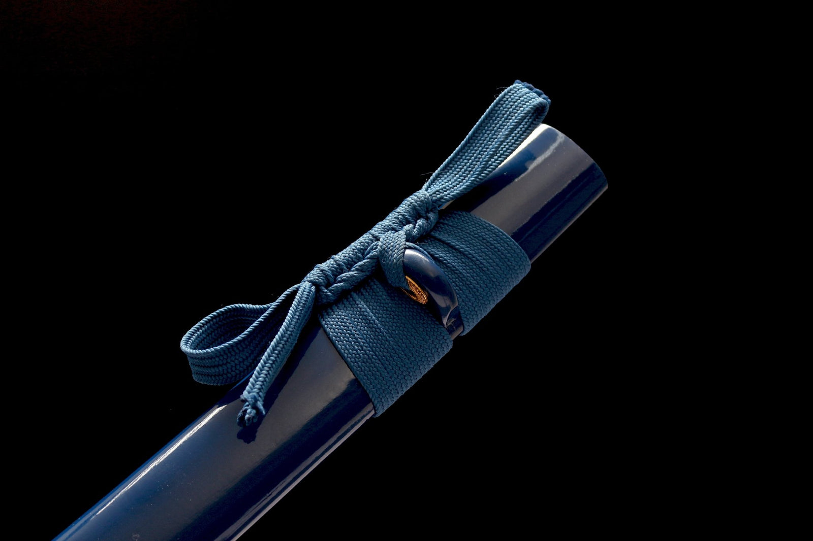 Samurai Blade Pattern Shop Hand Made High Quality 1045 Katana Samurai Sword Blue Pattern