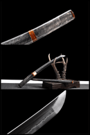 Hand Made High Quality T10 Ox Horn Rayskin Saya Tanto-Tanto-Showhigh-Samurai Sword Store