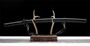 Hand Made High Quality T10 Steel Japanese Katana Swords Black Wolf-Katana-Showhigh-Samurai Sword Store
