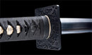 Hand Made High Quality T10 Steel Ninjato Black Orange Wave-Ninjato-Showhigh-Samurai Sword Store