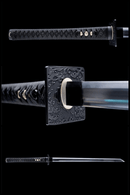 Hand Made High Quality T10 Steel Ninjato Black Orange Wave-Ninjato-Showhigh-Samurai Sword Store