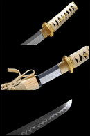 Hand Made High Quality T10 Steel Tanto Clay Tempered Real Hamon-Tanto-Showhigh-Samurai Sword Store