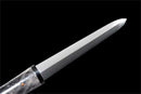 Hand Made High Quality T10 Steel Tanto Oxhorn Saya Real Rayskin-Tanto-Showhigh-Samurai Sword Store