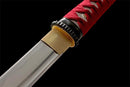 Hand Made High Quality T10 Steel Wakizashi Red-Katana-Showhigh-Samurai Sword Store