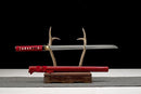 Hand Made High Quality T10 Steel Wakizashi Red-Katana-Showhigh-Samurai Sword Store
