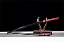 Hand Made Superior T10 Katana Real Hamon Clay Tempered Rayskin Saya-Katana-Showhigh-Samurai Sword Store