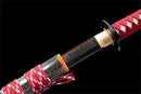 Hand Made Superior T10 Katana Real Hamon Clay Tempered Rayskin Saya-Katana-Showhigh-Samurai Sword Store