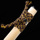 Handmade Chokuto Ninjato Straight Sword Folded Damascus Steel Blade Flower-Ninjato-Masahiro Katana-Samurai Sword Store