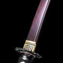 Handmade Damascus Folded Steel Real Japanese Wakizashi Sword With Purple Blade-Katana-Masahiro Katana-Samurai Sword Store