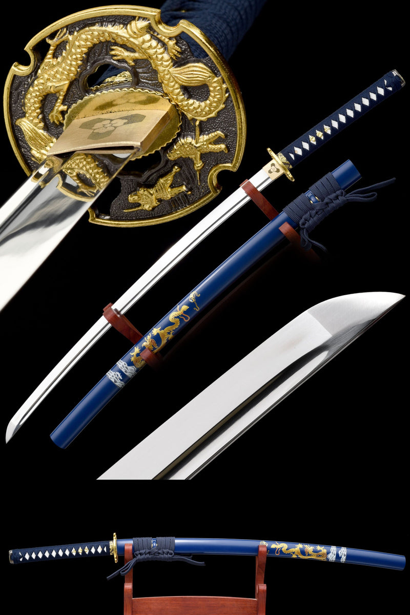 Handmade Japanese Full Tang Sword With 1060 Carbon Steel Blade Katana