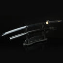 Handmade Japanese Katana Sword 1060 Carbon Steel With Black Scabbard-Katana-Showhigh-Samurai Sword Store