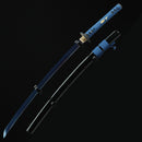 Handmade Japanese Katana Sword 1060 Carbon Steel With Blue Blade-Katana-Showhigh-Samurai Sword Store