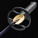 Handmade Japanese Katana Sword 1060 Carbon Steel With Blue Blade And Scabbard-Katana-Showhigh-Samurai Sword Store