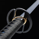 Handmade Japanese Katana Sword 1060 Carbon Steel With Blue Blade And Scabbard-Katana-Showhigh-Samurai Sword Store