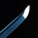 Handmade Japanese Katana Sword 1060 Carbon Steel With Blue Blade And Scabbard-Katana-Showhigh-Samurai Sword Store