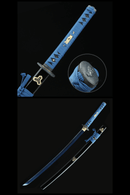Handmade Japanese Katana Sword 1060 Carbon Steel With Blue Blade-Katana-Showhigh-Samurai Sword Store