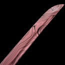 Handmade Japanese Katana Sword With Red Blade And Scabbard-Katana-Showhigh-Samurai Sword Store