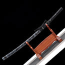 Handmade Japanese Samurai Katana Lightning T10 Carbon Steel With Grey Scabbard Sword-Katana-Masahiro Katana-Samurai Sword Store