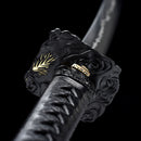 Handmade Japanese Samurai Katana Lightning T10 Carbon Steel With Grey Scabbard Sword-Katana-Masahiro Katana-Samurai Sword Store