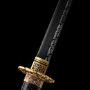 Handmade Japanese Samurai Ninjato Sword With Black Blade-Ninjato-Masahiro Katana-Samurai Sword Store