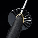 Handmade Japanese Sword T10 Carbon Steel Real Hamon Katana Hand Forged With White Scabbard-Katana-Masahiro Katana-Samurai Sword Store