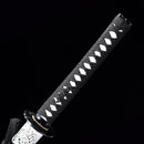 Handmade Japanese Sword T10 Carbon Steel Real Hamon Katana Hand Forged With White Scabbard-Katana-Masahiro Katana-Samurai Sword Store
