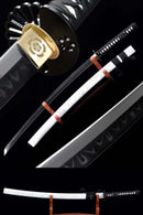 Handmade Japanese Sword T10 Carbon Steel Real Hamon Katana Hand Forged With White Scabbard-Katana-Masahiro Katana-Samurai Sword Store