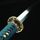 Handmade Japanese Tachi Odachi Sword Spring Steel With Orange Scabbard-Tachi-Masahiro Katana-Samurai Sword Store