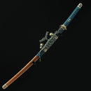 Handmade Japanese Tachi Odachi Sword Spring Steel With Orange Scabbard-Tachi-Masahiro Katana-Samurai Sword Store