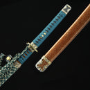 Handmade Japanese Tachi Odachi Sword Spring Steel With Orange Scabbard-Tachi-Masahiro Katana-Samurai Sword Store