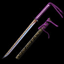 Handmade Ninjato Ninja Sword With Purple Straight Blade-Ninjato-Showhigh-Samurai Sword Store