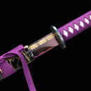 Handmade Ninjato Ninja Sword With Purple Straight Blade-Ninjato-Showhigh-Samurai Sword Store