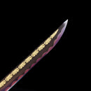 Handmade Ninjato Ninja Sword With Purple Straight Blade-Ninjato-Showhigh-Samurai Sword Store