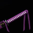 Handmade Ninjato Ninja Sword With Purple Straight Blade-Ninjato-Showhigh-Samurai Sword Store