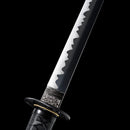 Handmade Ninjato Straight Japanese Sword Spring Steel With Black Blade-Ninjato-Masahiro Katana-Samurai Sword Store