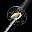 Handmade Ninjato Straight Japanese Sword Spring Steel With Black Blade-Ninjato-Masahiro Katana-Samurai Sword Store