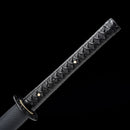 Handmade Ninjato Straight Japanese Sword Spring Steel With Black Blade-Ninjato-Masahiro Katana-Samurai Sword Store