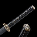 Handmade Red Blade Japanese Sword Folded Damascus Steel Katana-Katana-Masahiro Katana-Samurai Sword Store