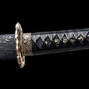 Handmade Red Blade Japanese Sword Folded Damascus Steel Katana-Katana-Masahiro Katana-Samurai Sword Store