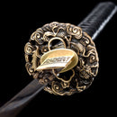 Handmade Red Blade Japanese Sword Folded Damascus Steel Katana-Katana-Masahiro Katana-Samurai Sword Store