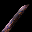 Handmade Red Blade Japanese Sword Folded Damascus Steel Katana-Katana-Masahiro Katana-Samurai Sword Store