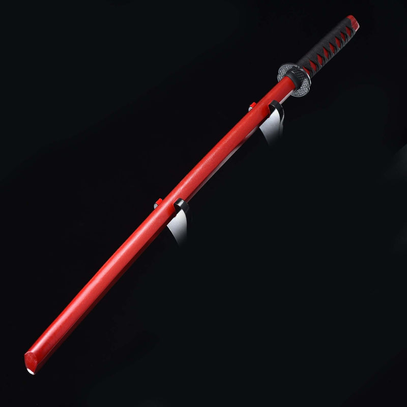 Handmade Red Wooden Bokken – Kendo, Iaido, Daito Practice & Sparring Katana Training Sword