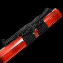 Handmade Samurai Ninjato Sword 1060 Carbon Steel With Red Blade-Ninjato-Masahiro Katana-Samurai Sword Store