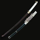 Japanese Tachi Odachi Sword 1045 Carbon Steel With Blue Scabbard-Tachi-Masahiro Katana-Samurai Sword Store
