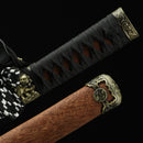 Japanese Tachi Odachi Sword Damascus Carbon Steel With Brown Scabbard-Tachi-Masahiro Katana-Samurai Sword Store