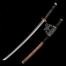 Japanese Tachi Odachi Sword Damascus Carbon Steel With Brown Scabbard-Tachi-Masahiro Katana-Samurai Sword Store
