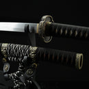 Japanese Tachi Odachi Sword Damascus Carbon Steel With Brown Scabbard-Tachi-Masahiro Katana-Samurai Sword Store