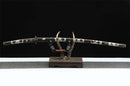Japanese Tachi Sword Damascus Steel Real Hamon Full Tang Clay Tempered Katana-Katana-Showhigh-Samurai Sword Store