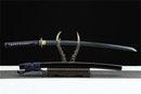 Katana T10 Carbon Steel Hand Forge Real Hamon Clay Tempered-Katana-Showhigh-Samurai Sword Store